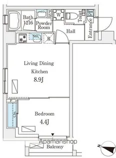 フルハウス飯田橋【1階】の間取り