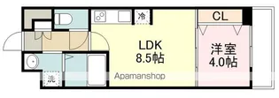 アスティオン長町【1階】の間取り