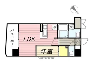 ネストピア東比恵駅前【8階】の間取り