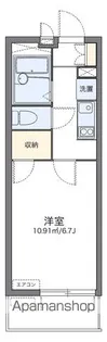 レオパレスシャルダン【1階】の間取り