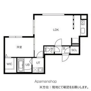 エフェクト発寒【3階】の間取り