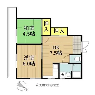 クリアA【3階】の間取り