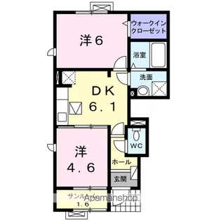 エテルノ Ⅲ【1階】の間取り
