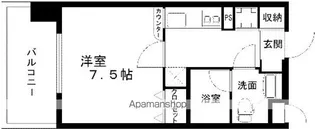 レジディア熊本辛島【6階】の間取り