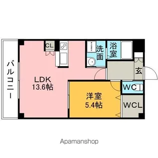 ノートルレーブ【2階】の間取り