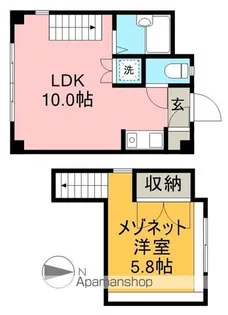 ミントハウス【4階】の間取り