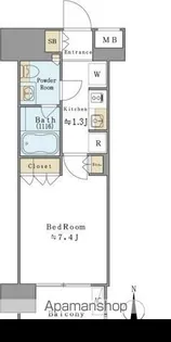 BRILLIA IST 清澄白河【10階】の間取り