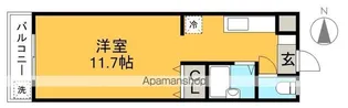 ユニバーシティハウス【3階】の間取り