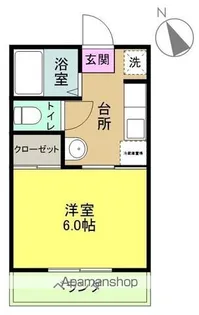 MJとよま【203号室】の間取り