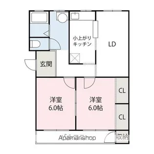ロイヤル小曽根マンション【2階】の間取り