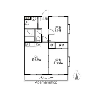 シンフォニー【103号室】の間取り