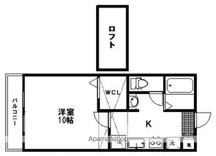 サンホームⅠ【2階】の間取り
