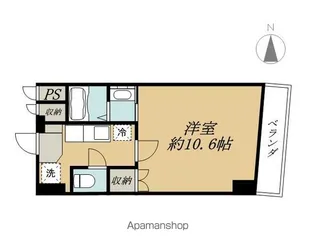 アフロディテ【6-G号室】の間取り