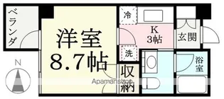 サンテラスM・I【502号室】の間取り