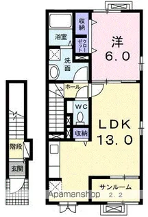 ラ・プリマベーラ シェロ【2階】の間取り