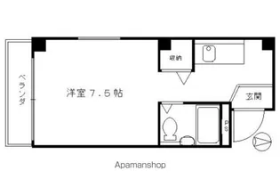 岡崎ビル【401号室】の間取り