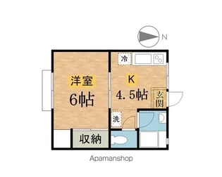 コーポ永寿【A201号室】の間取り