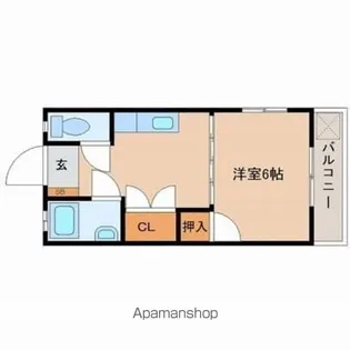 サザンウイング2番館【301号室】の間取り