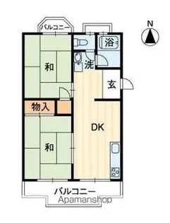 居石マンション【3階】の間取り