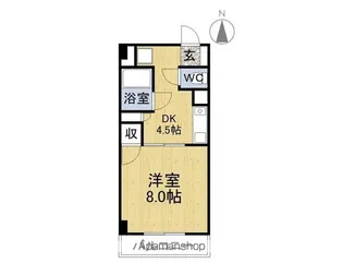 平成ハイツ【213号室】の間取り