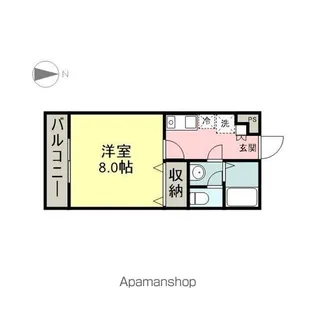 アウローラ【203号室】の間取り