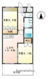 MICHIO【206号室】の間取り
