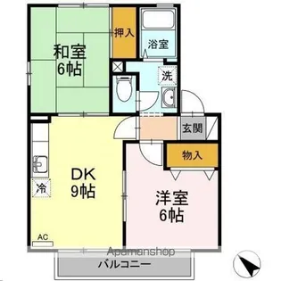 セジュールラフィネ【2階】の間取り