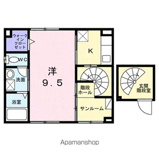サンシャイン ヴィラ【2階】の間取り