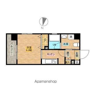 パークキューブ板橋本町【10階】の間取り