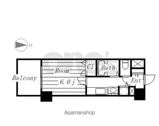 プレサンス泉シティアーク【10階】の間取り