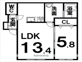 DRIVE【2階】の間取り