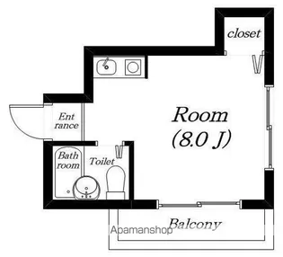 マイハウス朝の詩Ⅱ【201号室】の間取り