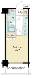 ブランシエスタ浦安【6階】の間取り