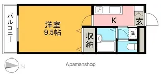 エポカ大川筋【6階】の間取り