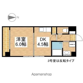 新栄アーバンハイツ【4階】の間取り