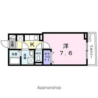 システィコート【2階】の間取り