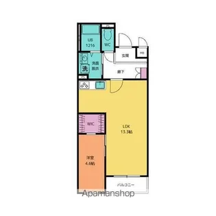 SK RESIDENCE NAGOYA【2階】の間取り