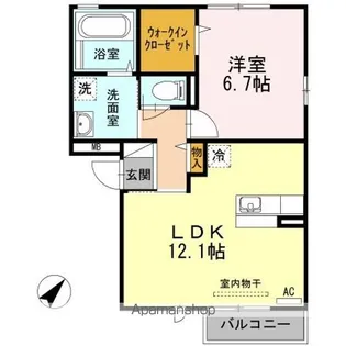 FORTRESS KEI【3階】の間取り