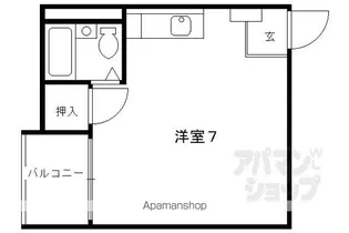 サンアヴェニュー墨染【207号室】の間取り