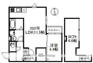 ポラリス福津中央【2階】の間取り