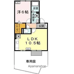 ジョイフルヨコタ III【1階】の間取り