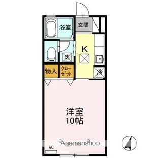 ロイヤルガーデン子安 F【1階】の間取り