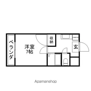 長野県長野市三輪8丁目【マンション】の間取り