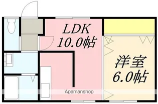 プロパティA&K【102号室】の間取り