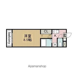 A・CITY宇頭【307号室】の間取り