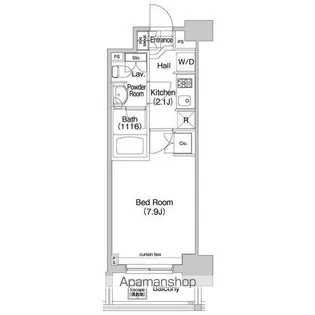 コンフォリア三田EAST【8階】の間取り