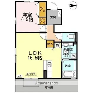 CASA・FERIO鳳(カーサフェリオ オオトリ)【1階】の間取り