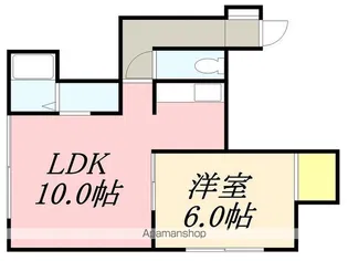 メモリーウエストA館【2階】の間取り