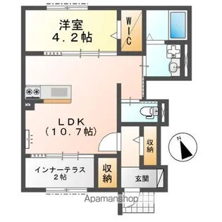 コンフォールM【101号室】の間取り