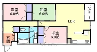 YNT第1マンション【207号室】の間取り